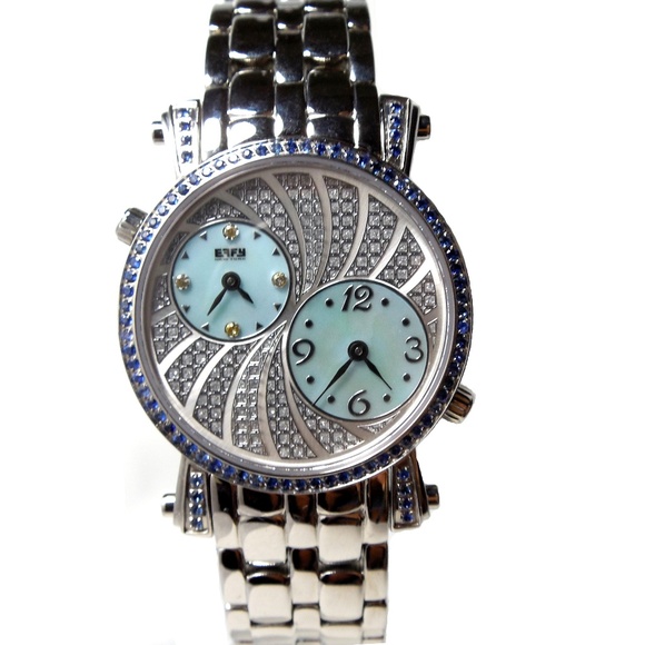 Blue Sapphire Diamond 0.92 Tcw Watch main image 6